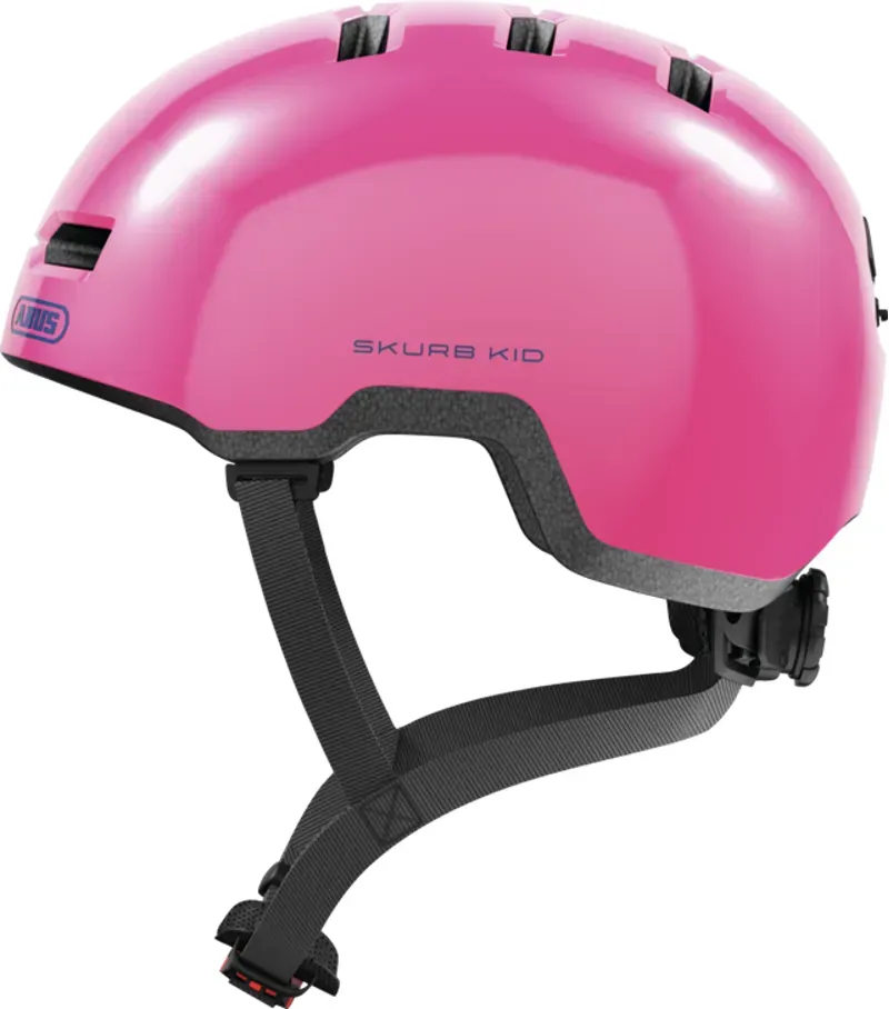 ABUS Skurb Kids Skate Helmet In Rose Foxes PINK