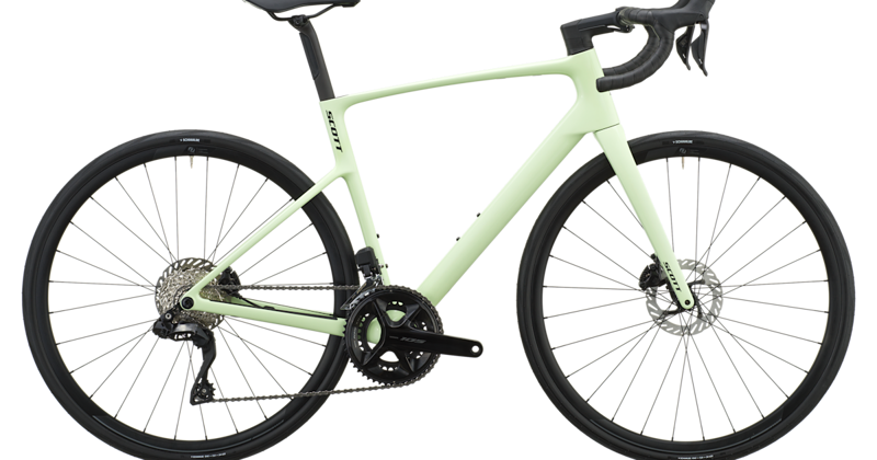 Scott Addict 40 Road Bike in Cream Green
