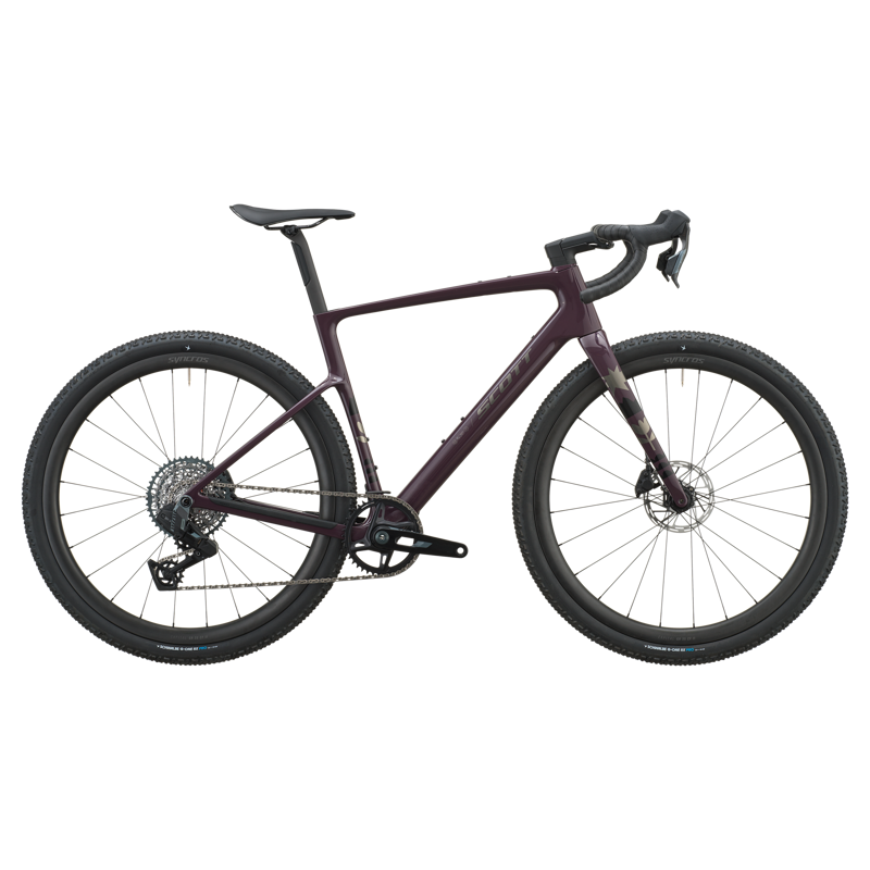 Scott Addict Gravel 30 Bike in Mulberry Purple