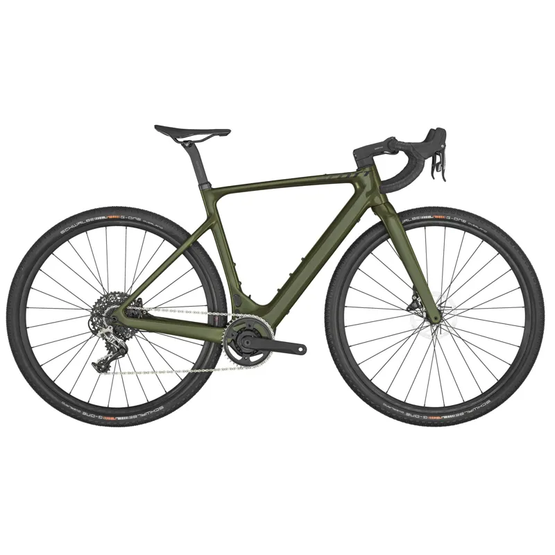 Scott Solace Gravel eRIDE 30 Electric Road Bike in Green