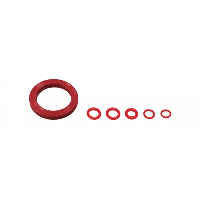 Jagwire Elite Mineral Bleed Kit Replacement O-Rings in Red