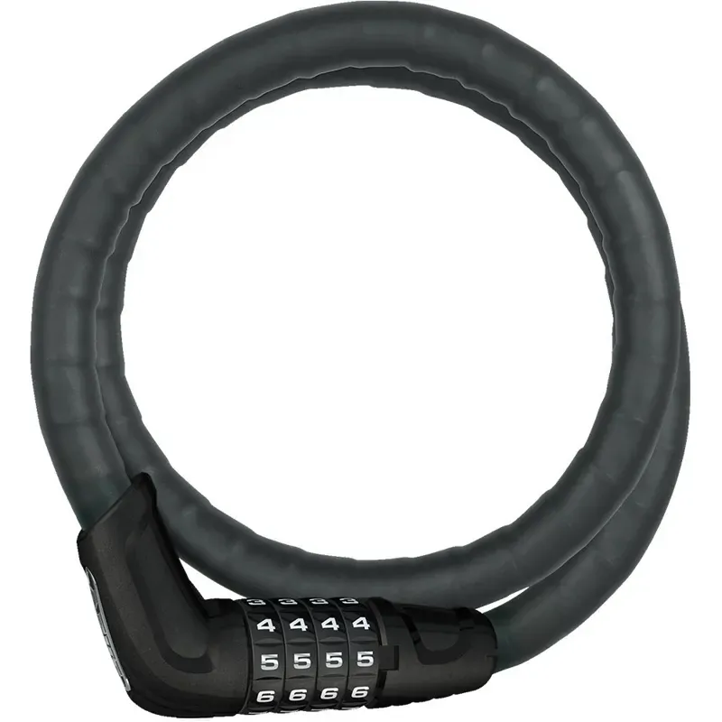 Abus Tresor 6615C Steel-o-Flex Bike Lock in Black
