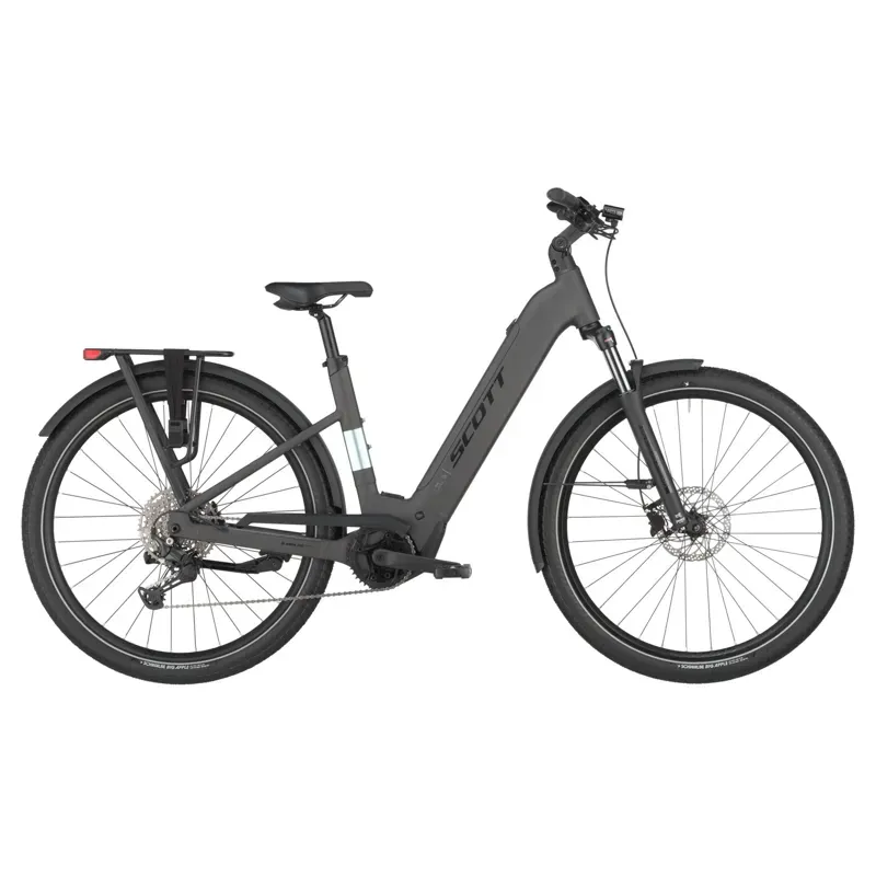 Scott Sub 30 Wave E-City Bike In Midnight Grey