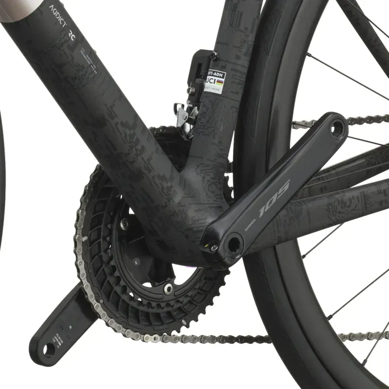 Scott Addict RC 30 Road Bike in Champagne Pink/Carbon Black-6