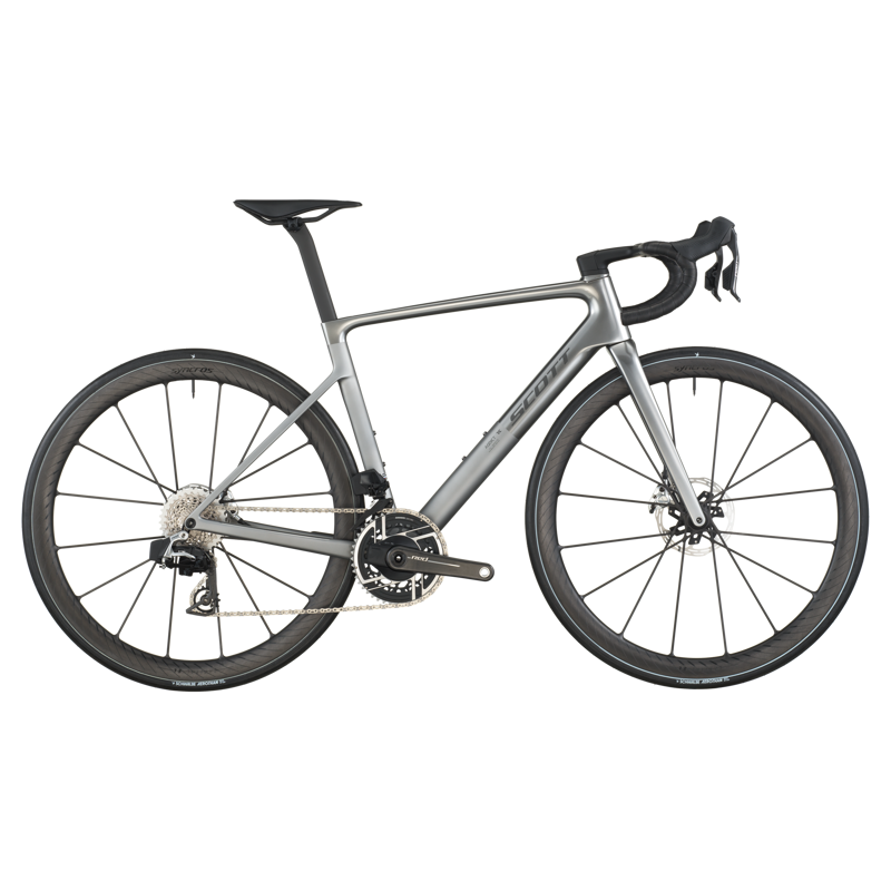 Scott Addict RC Ultimate Road Bike in Chrome Silver