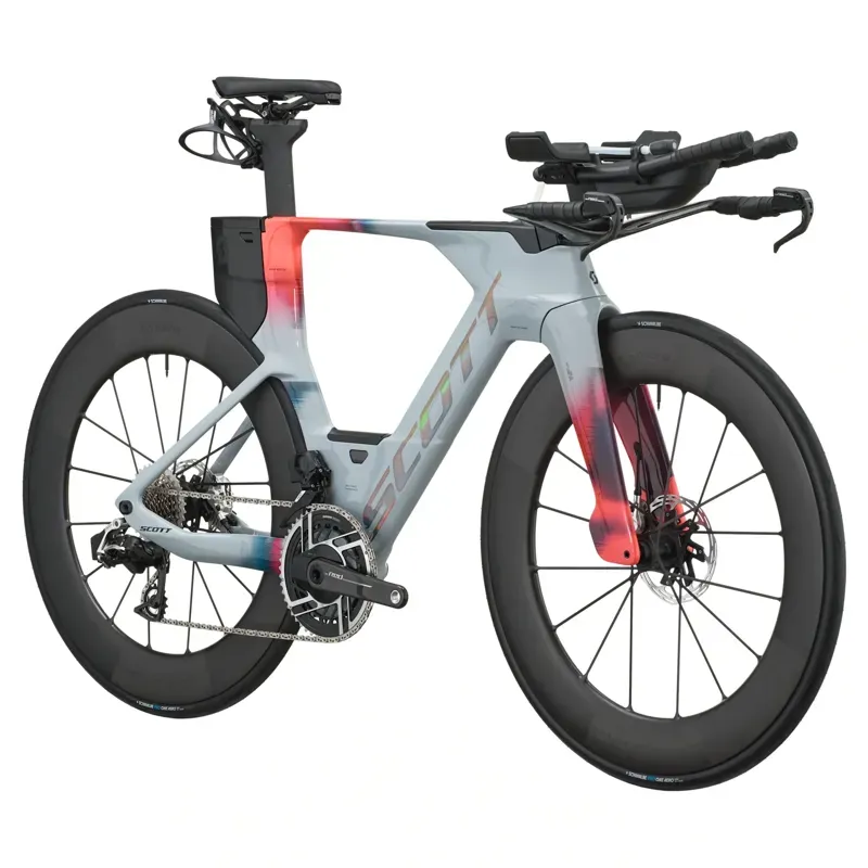 Scott Plasma RC Ultimate Triathlon Bike in Narwal Grey/Gloaming Orange-1