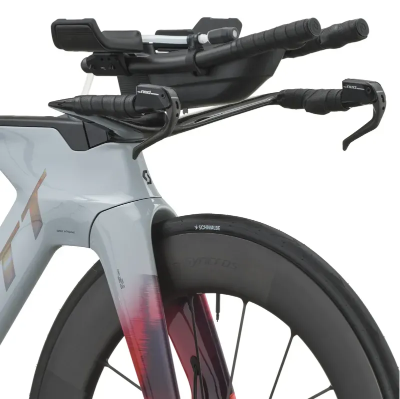 Scott Plasma RC Ultimate Triathlon Bike in Narwal Grey/Gloaming Orange-4