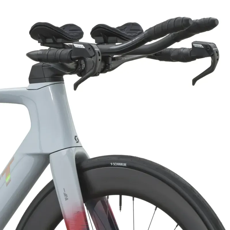 Scott Foil RC TRI Road Bike in Narwal Grey/Gloaming Orange-4