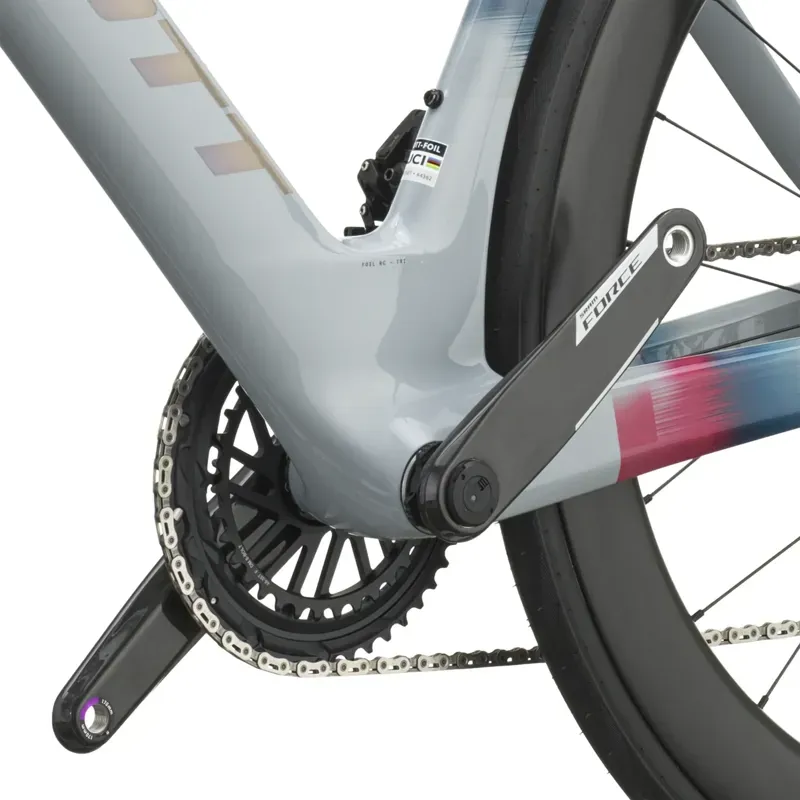 Scott Foil RC TRI Road Bike in Narwal Grey/Gloaming Orange-6