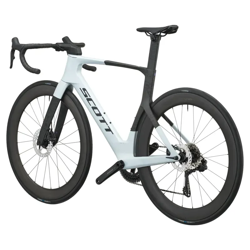 Scott Foil RC 20 Road Bike in Cumulus White/Carbon Black-2