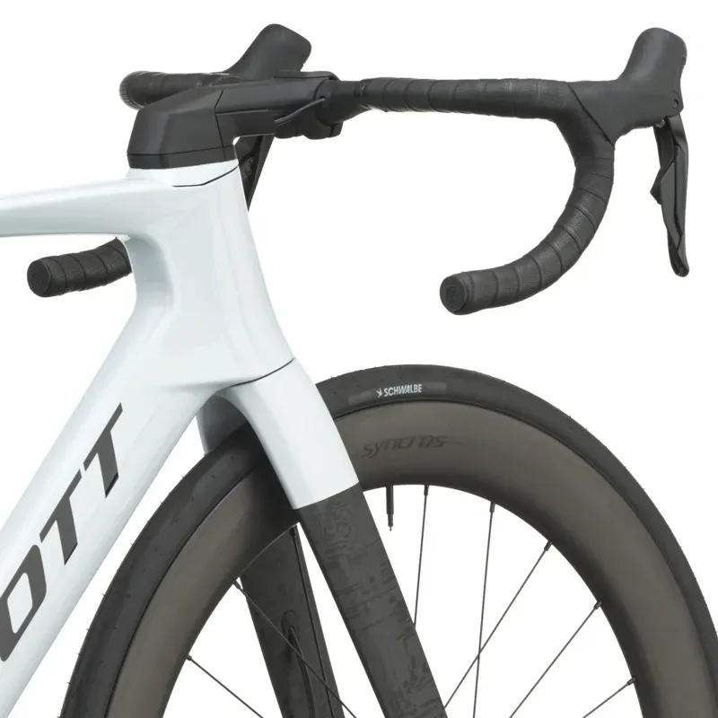 Scott Foil RC 20 Road Bike in Cumulus White/Carbon Black-5