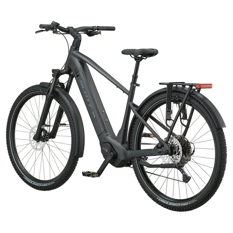 Scott Axis 20 eHybrid Bike in Granite Black-2