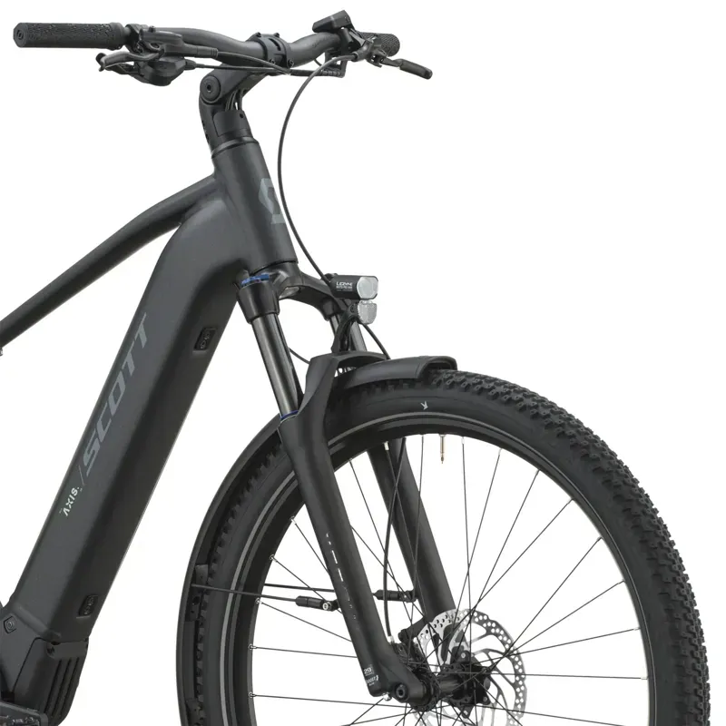 Scott Axis 20 eHybrid Bike in Granite Black-3