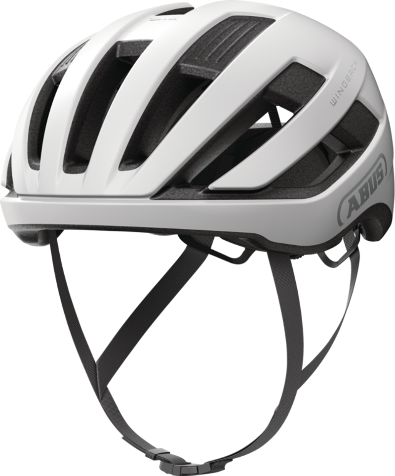 ABUS Wingback Road Helmet in Polar White-1