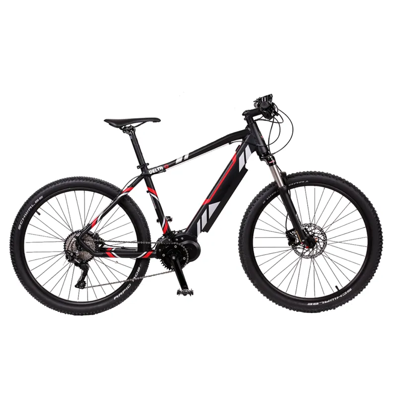 BatriBike Delta Plus Hardtail eMountain Bike in Black-1