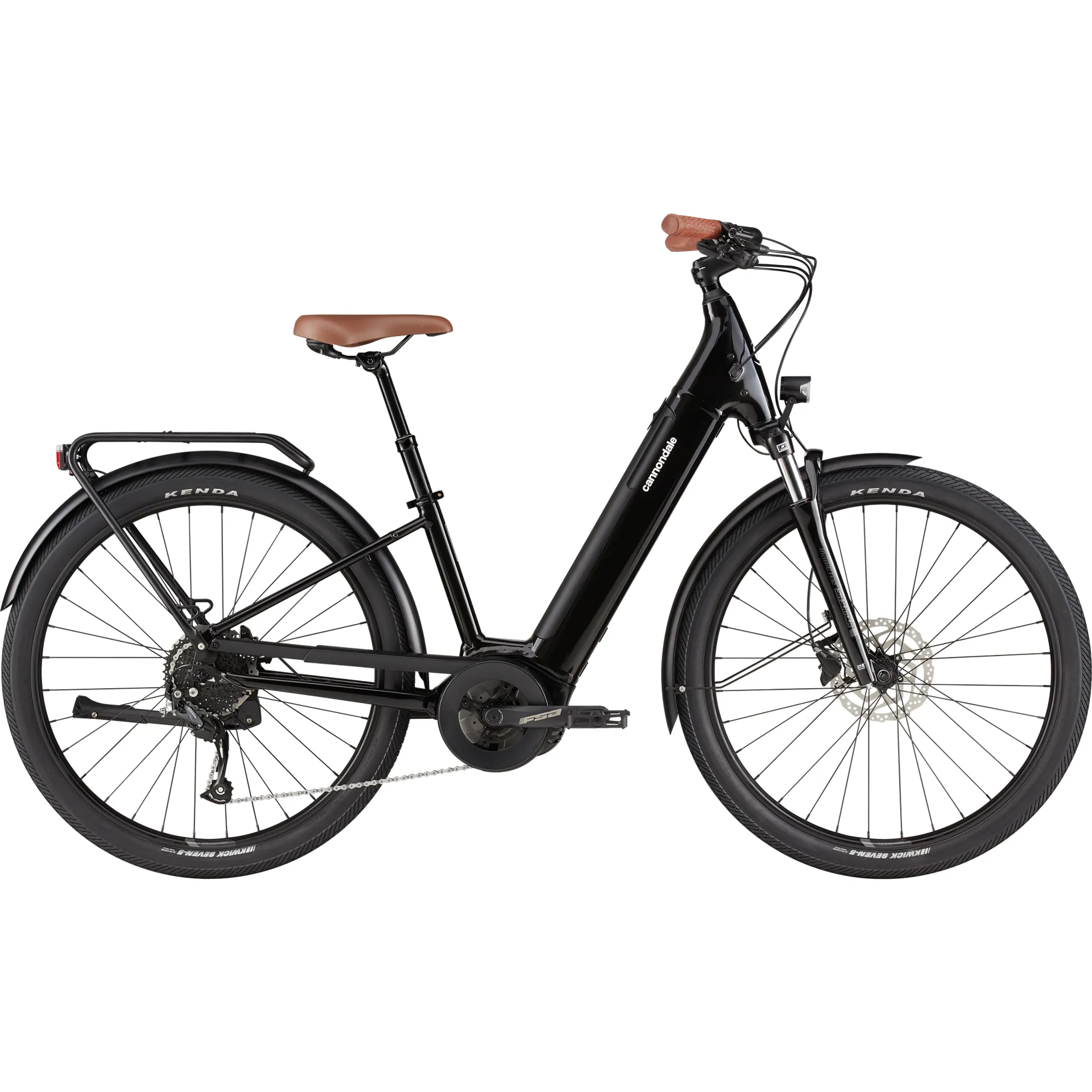 Cannondale Adventure Neo EQ eBike in Black - Main Image