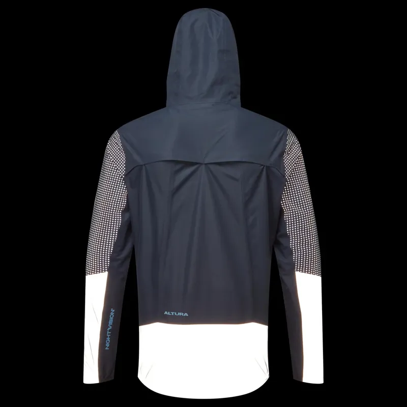 Altura Nightvision Zephyr Waterproof Cycling Jacket NAVY-3