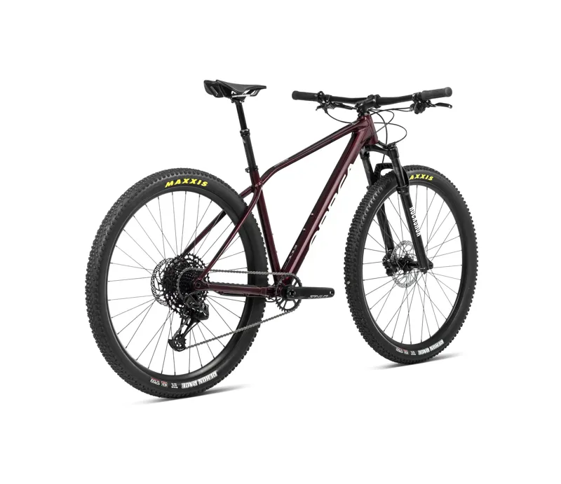 Orbea Alma H11 Hardtail Mountain Bike in Metallic Dark Red/Chic White-2