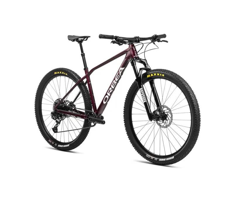 Orbea Alma H11 Hardtail Mountain Bike in Metallic Dark Red/Chic White-1