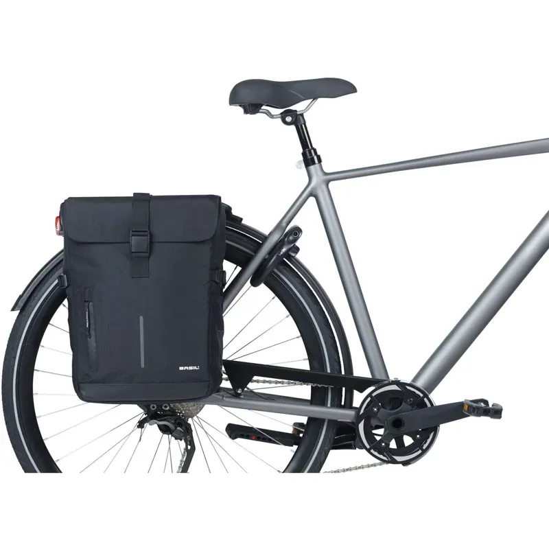 Basil Move Double Bicycle Bag 30L Blac Black 30 litres-4