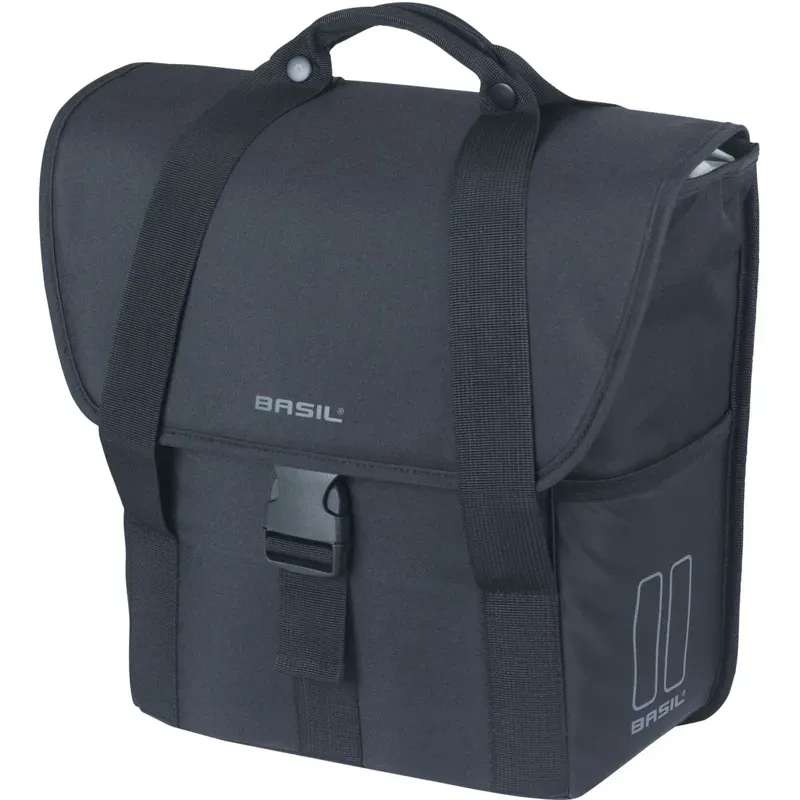 Basil GO Single Bag 16L Solid Black 16 litres