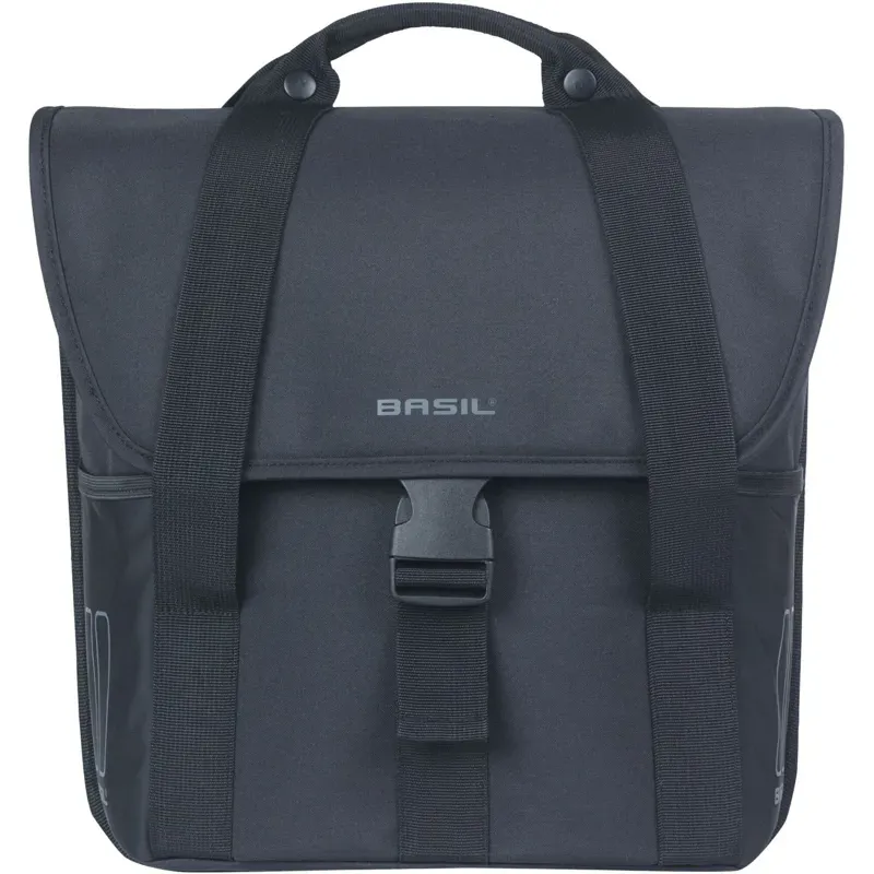 Basil GO Single Bag 16L Solid Black 16 litres-1