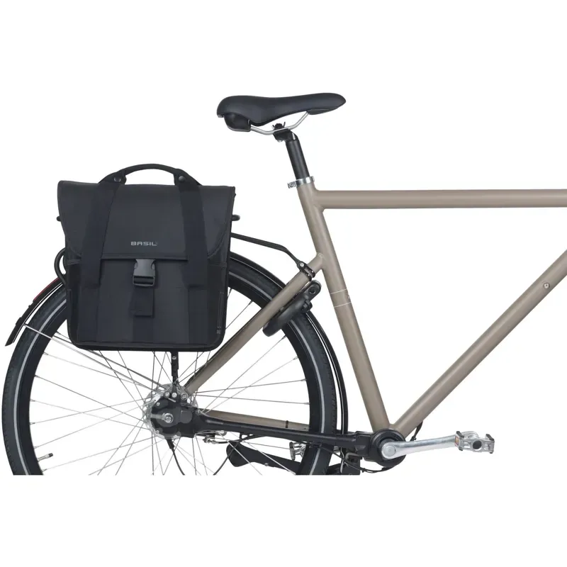 Basil GO Single Bag 16L Solid Black 16 litres-4