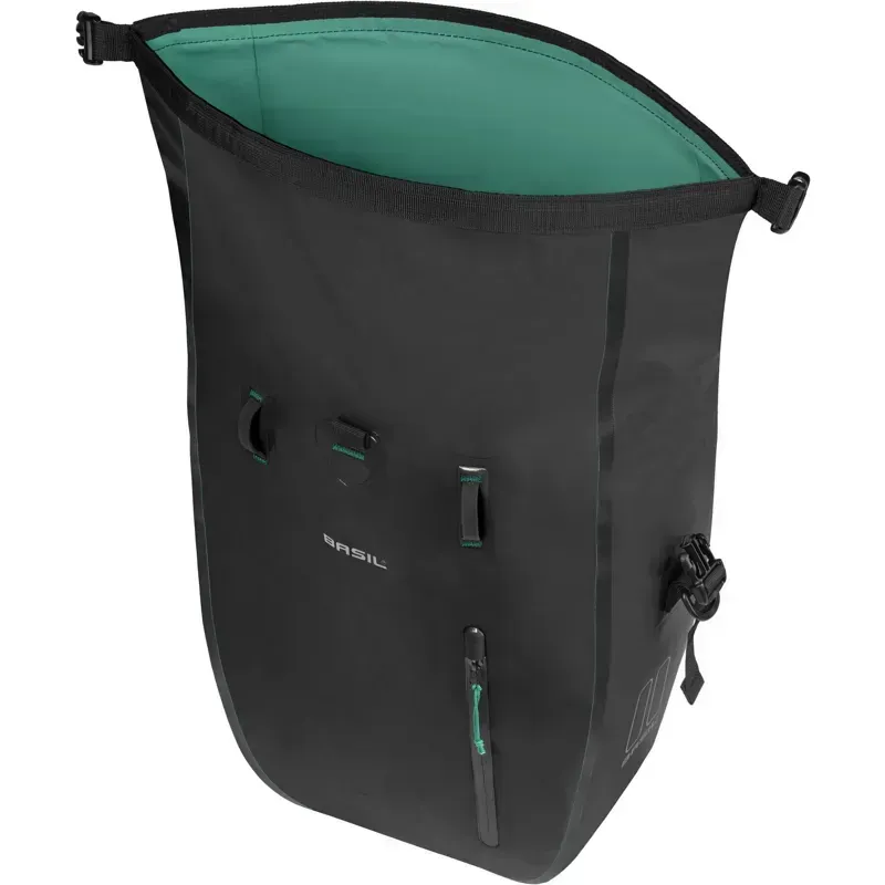 Basil Rivo 25-31l MIK Hooks Single Tarp Bag in Black-2