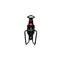 KranX Alloy 6mm Bottle Cage in Black