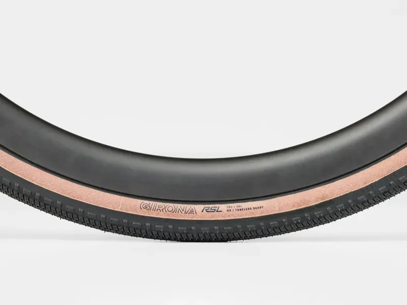 Bontrager Girona RSL GR 700x42c TLR Gravel Tire in Black/Tan-2