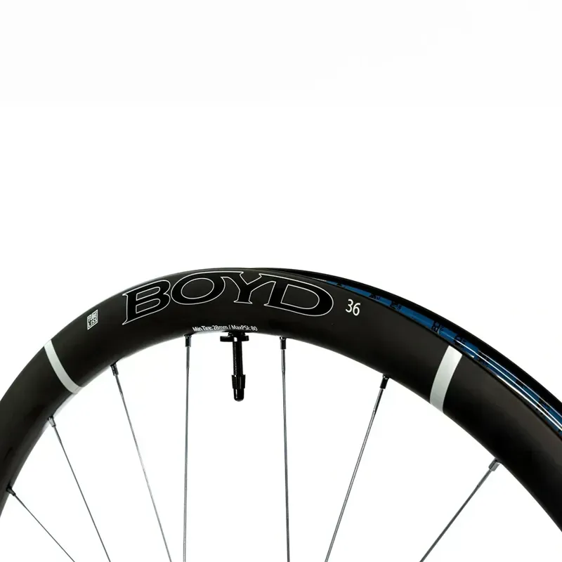 Boyd Cycling 36 Road Disc SL Carbon Fibre XDR 700c Wheelset in Black-6