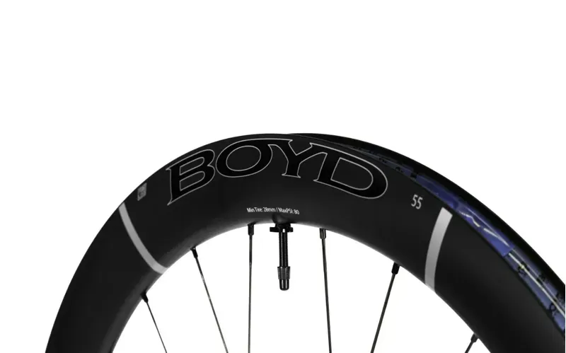 Boyd Cycling 55 Road Disc SL 700c Wheelset in Black-3