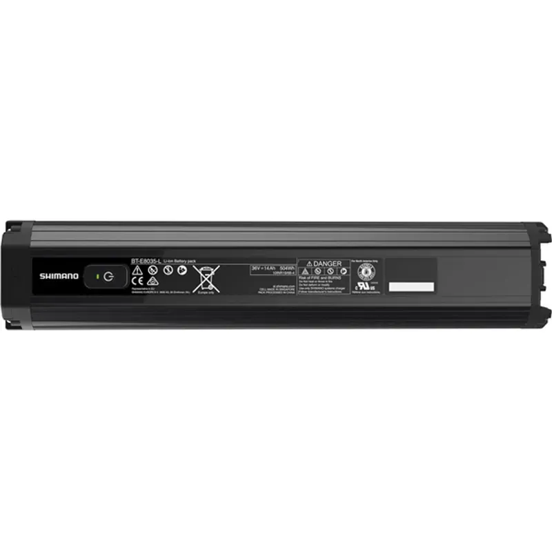 Shimano Steps BT-E8035 LF 504Wh Int. Frame Mnt. Ebike Battery in Black-1
