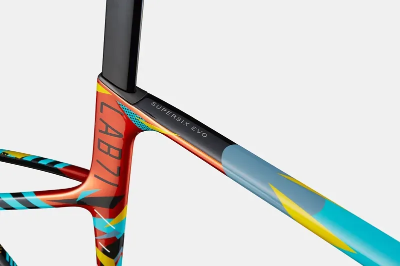 Cannondale SuperSix EVO LAB71 Frameset in Black w/WOW Colors-3