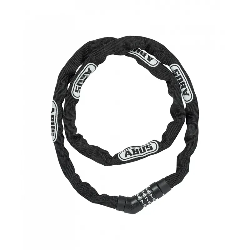 ABUS Steel-O-Chain 4804K Chain Combi Lock 75cm BLACK 4mm