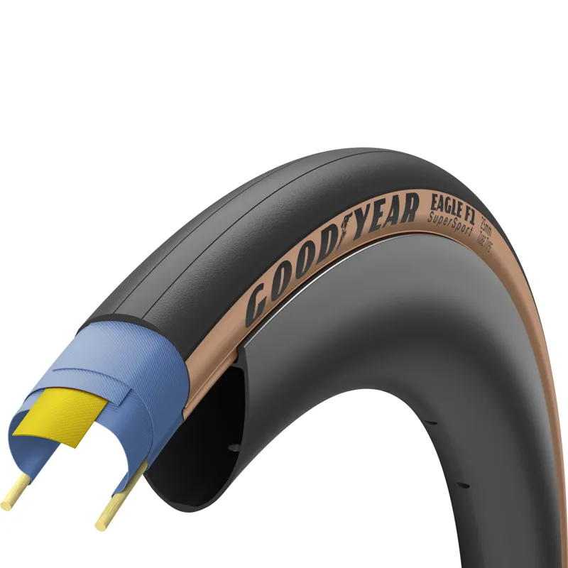 Goodyear - Eagle F1 SuperSport Tube Type / 28-622 Tan Brown 700x28