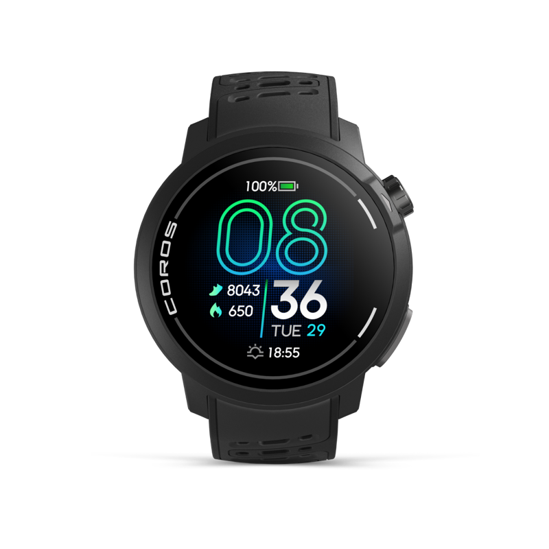 Coros Pace Pro GPS Sport Watch in Black-1