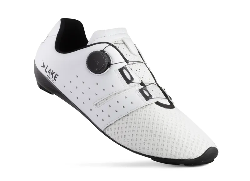 Lake CX201 WHITE/BLACK Clarino Road Shoe