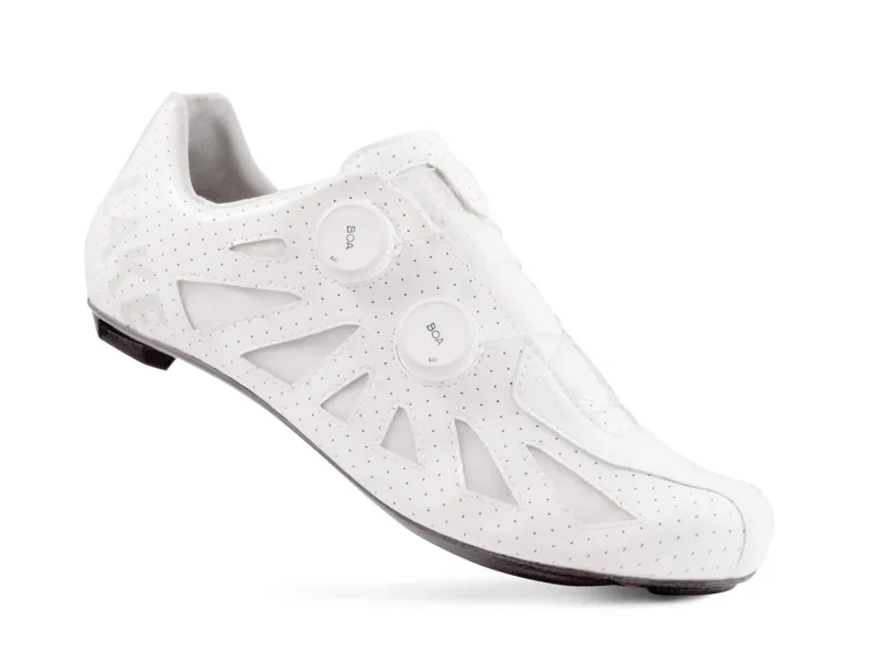 Lake CX302 WHITE/WHITE Clarino Carbon Road Shoe