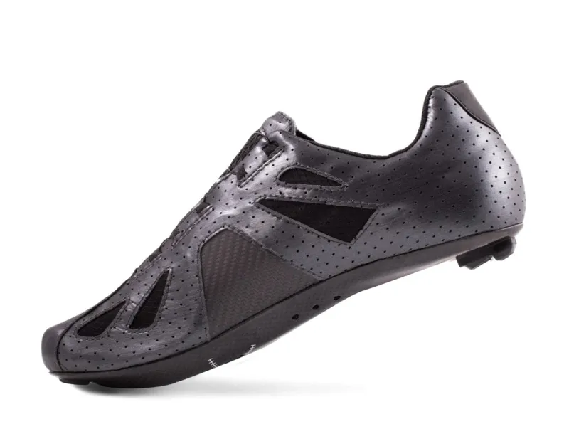 Lake CX302 METAL/BLACK Clarino Carbon Road Shoe-2