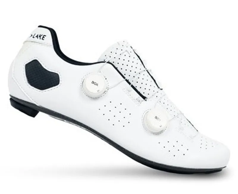 Lake CX333 WHITE/WHITE Clarino CFC Carbon Road Shoe