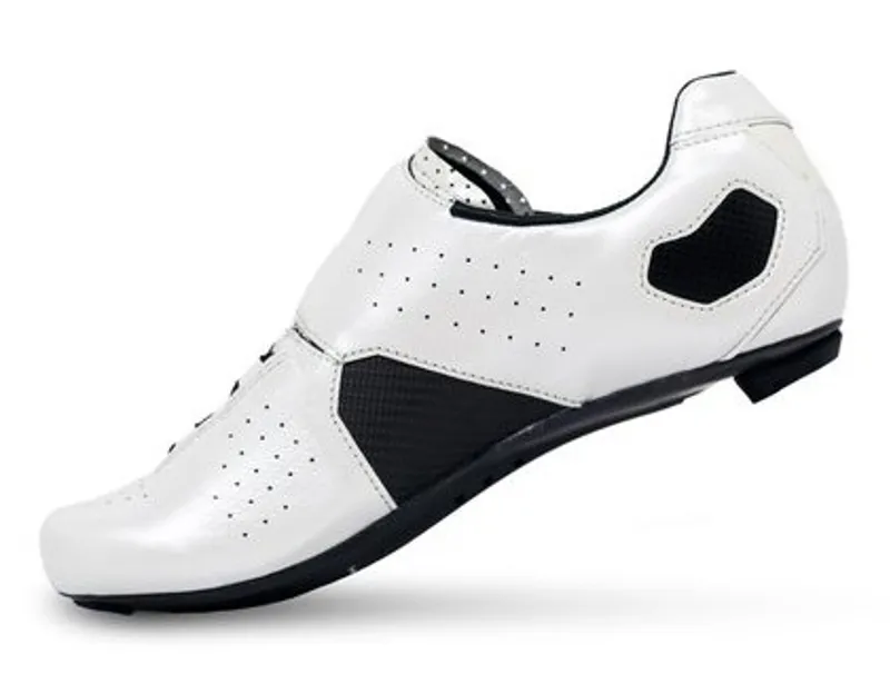 Lake CX333 WHITE/BLACK Leather CFC Carbon Road Shoe-1