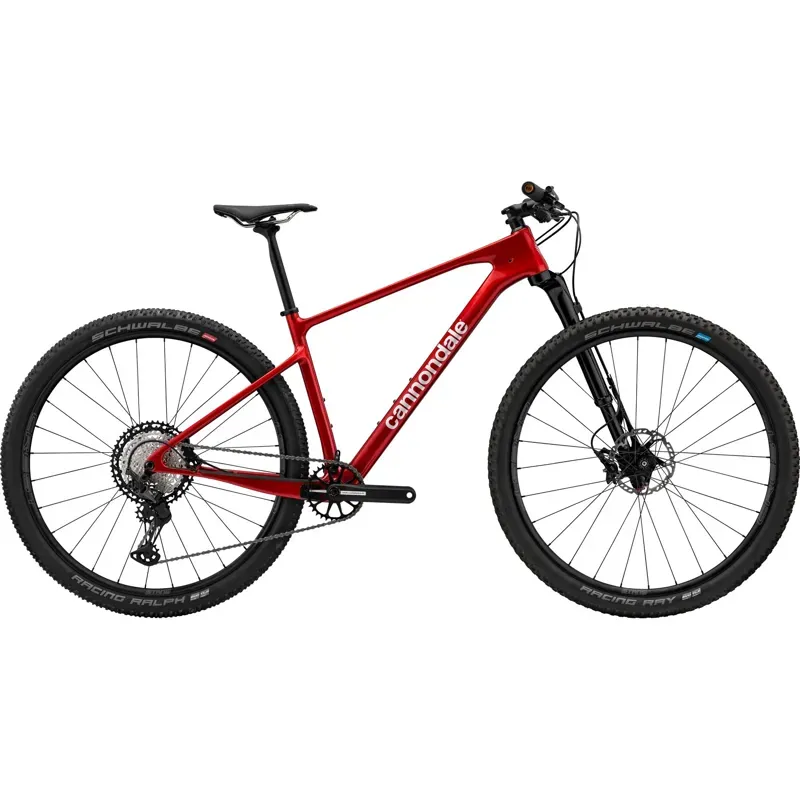 Cannondale Scalpel HT Carbon 2 XC Mountain Bike in Candy Red