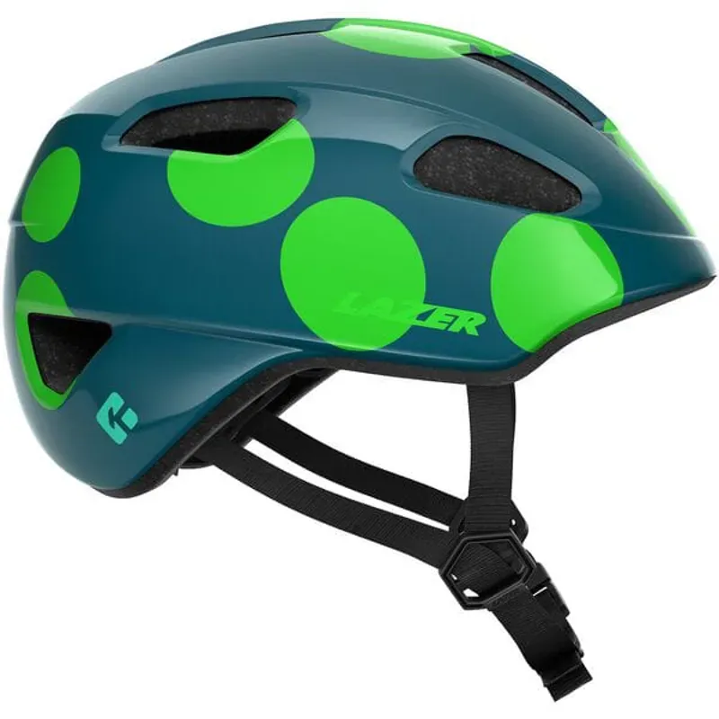 Lazer NutZ 2.0 Green Dots Junior Helmet-1