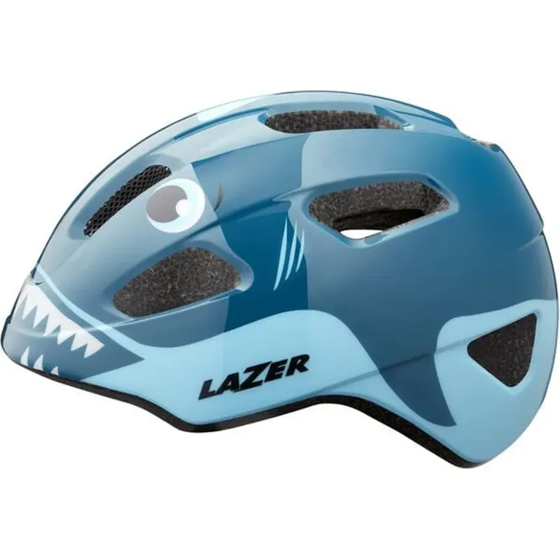 Lazer PNut KC 2.0 Shark Blue Kids Helmet-2