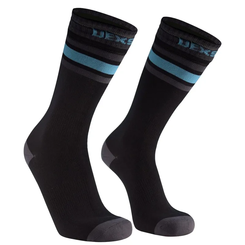 Dexshell Ultra Dri Sports Small Socks Aqua Stripe In Blue