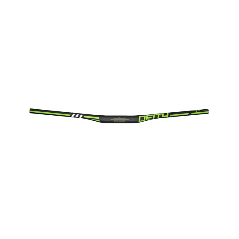 Deity Skywire 15mm Rise x 800mm Carbon Handlebar in Green