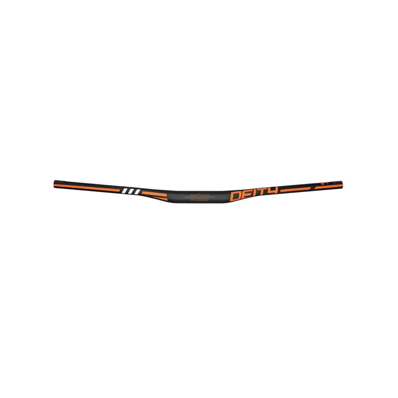 Deity Skywire 15mm Rise x 800mm Carbon Handlebar in Orange