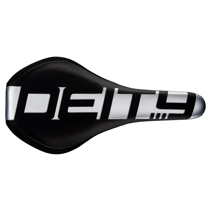 Deity Speedtrap Am Crmo Saddle in Black/Silver