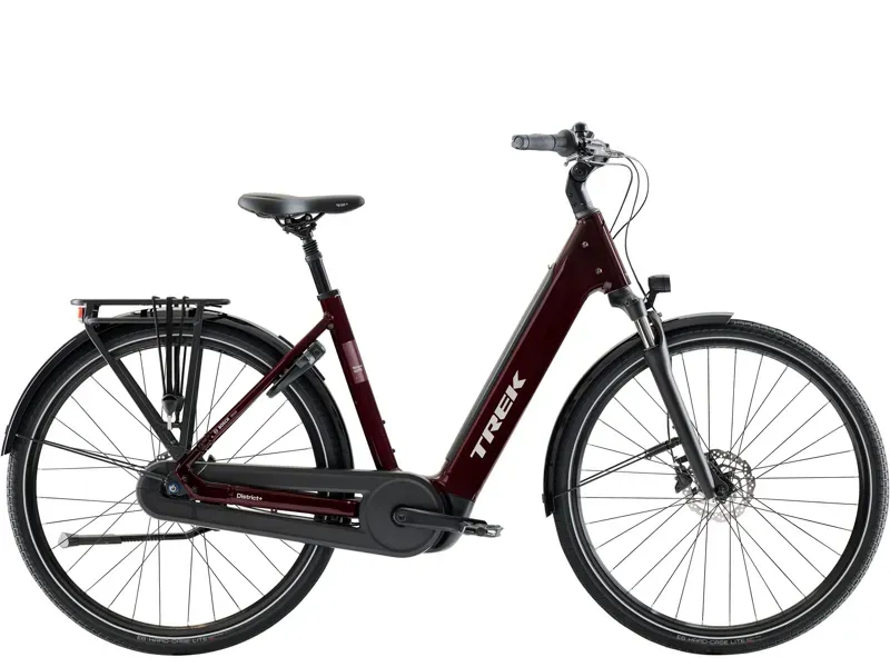 Trek District+ 3 N7 LS eHybrid Bike in Cobra Blood
